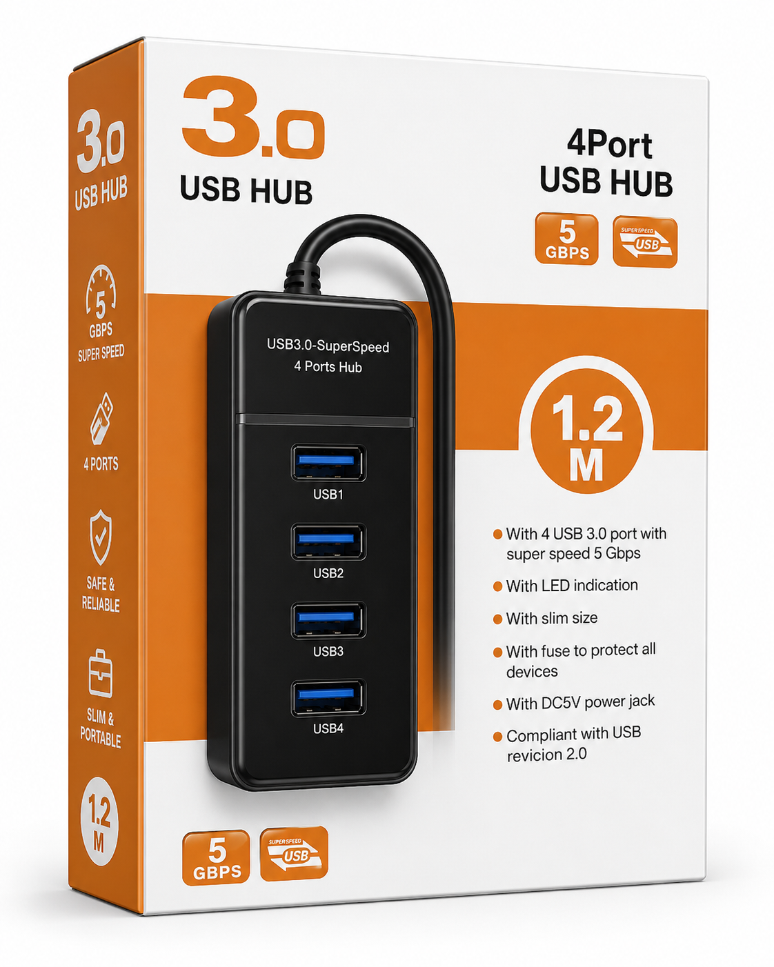 USB HUB 120CM